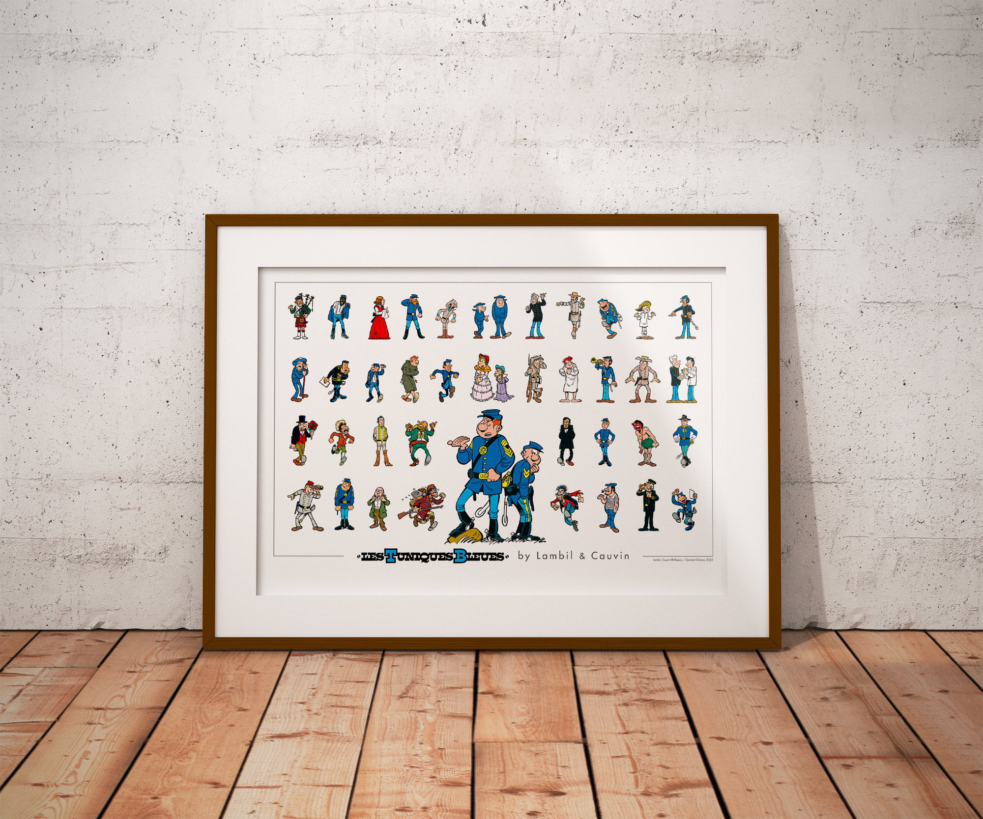 Affiche Les Tuniques Bleues